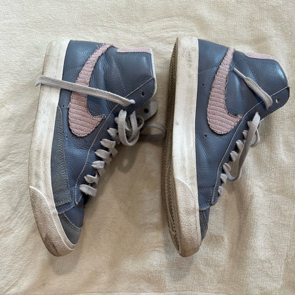 Nike Blazer Mid 77 ID By You Men’s 7.5 Blue Grey Pink - Picture 3 of 7